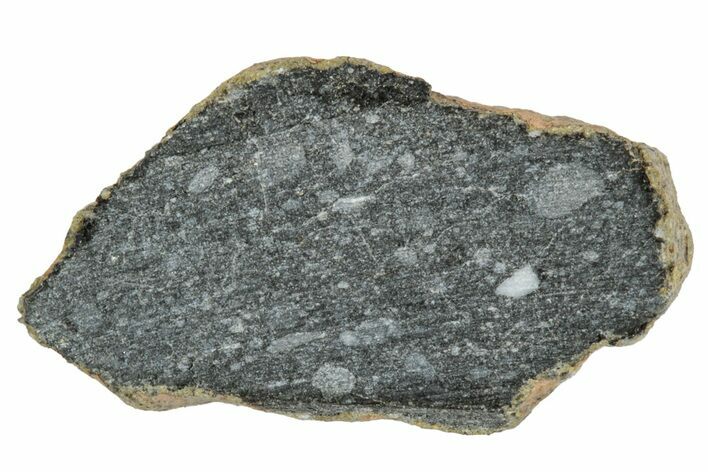 Polished Lunar Meteorite ( g) End Cut Slice - NWA #333150